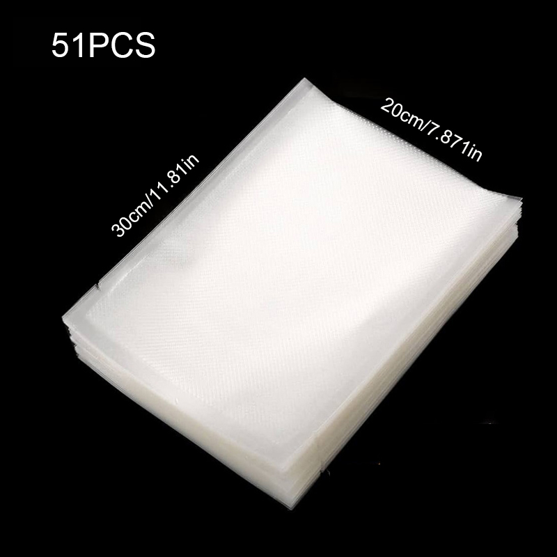 Meal Prep Vacuum Seal Containers - 50 ピース/ロット BPA フリー真空食品袋、食品の保管と保存用の真空密封保存袋、再利用可能な真空シーラーバッグ