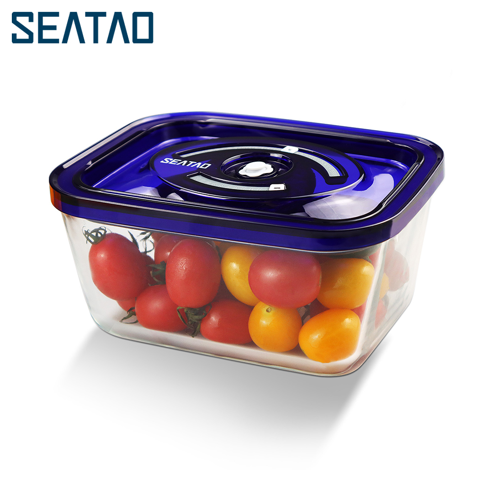 Meal Prep List - Seataoガラス食品収納コンテナは、食事の準備をしている蓋付きの真空シーラー気密ストレージコンテナを保存します