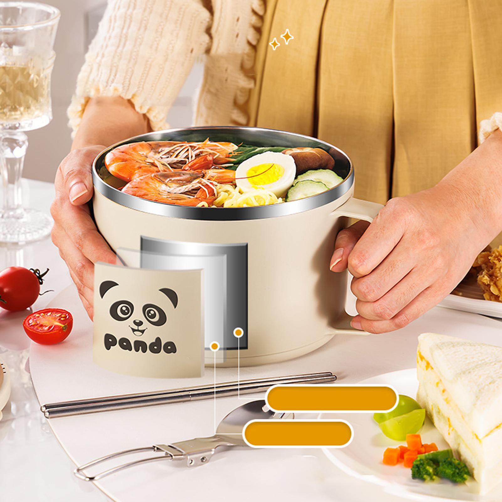 蓋付きスープボウル ポータブルミールプレップ容器 旅行用大型 - Meal Prep Noodles のレビューと価格