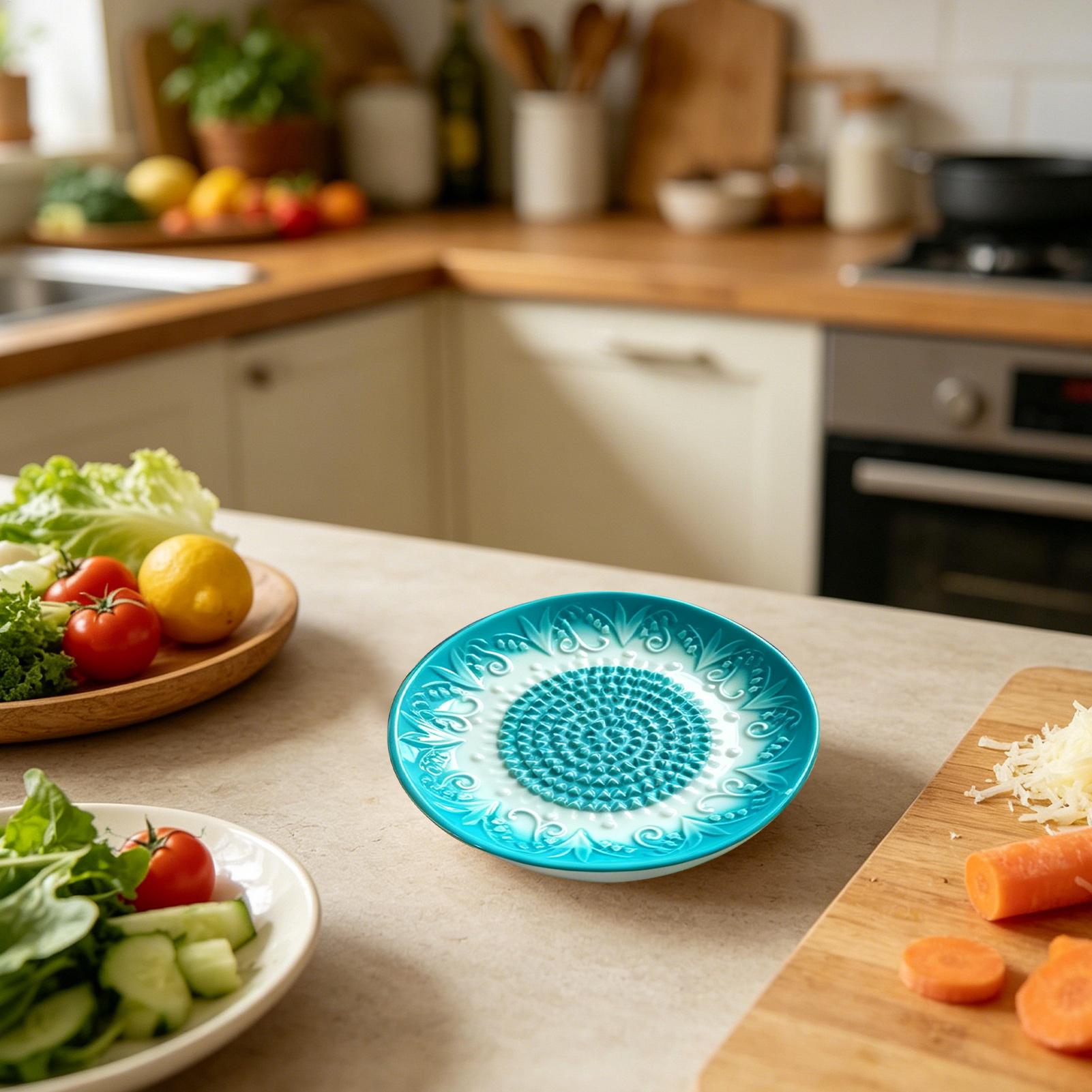 セラミック製ニンニクおろし器プレート、エンボス加工キッチンツ - Meal Prep Chef のレビューと価格