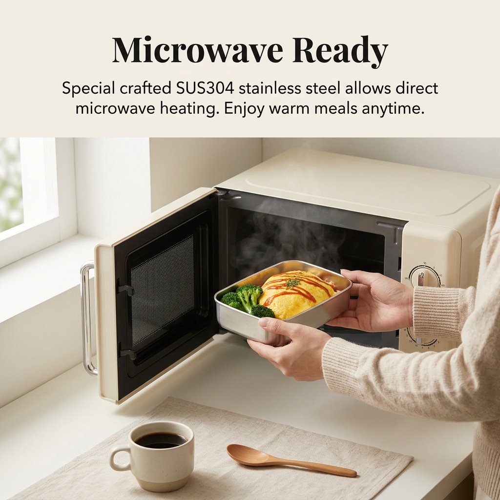 ステンレス製弁当箱、金属製ランチボックス、電子レンジ対応食品 - Meal Prep List のレビューと価格