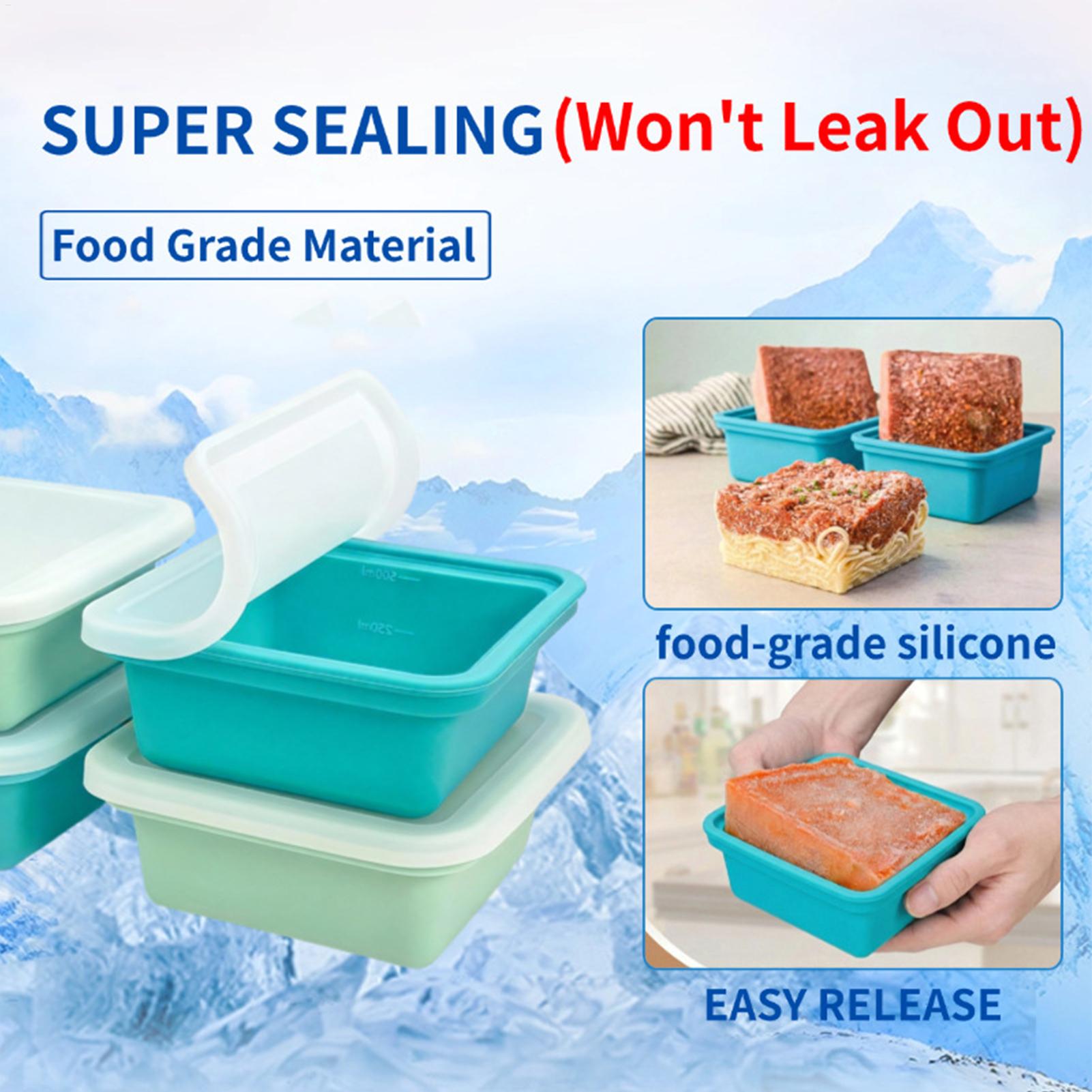 シリコーンスープ型 500 ミリリットル冷凍容器蓋付き簡単リ - Meal Prep Menu のレビューと価格