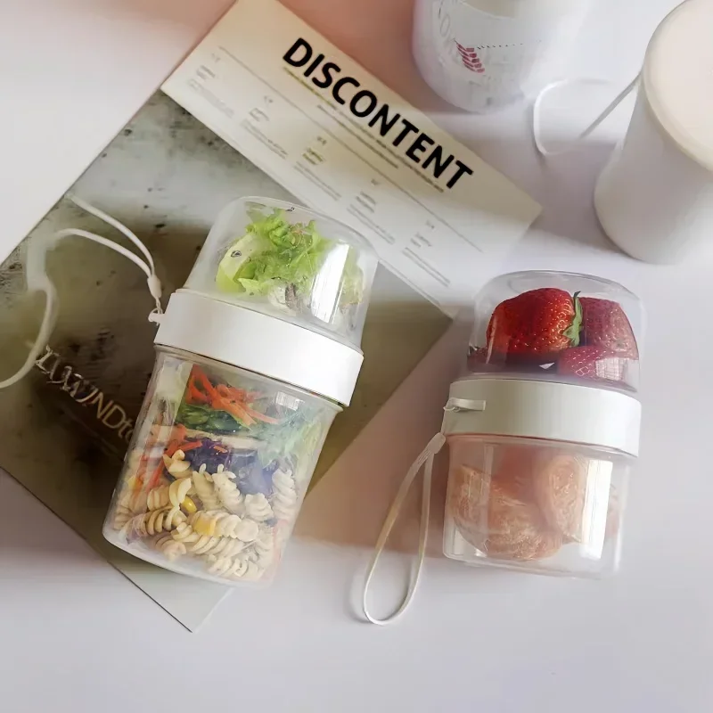 朝食用オートミールシリアルナッツヨーグルトサラダカップシール - Salad Container Jar のレビューと価格