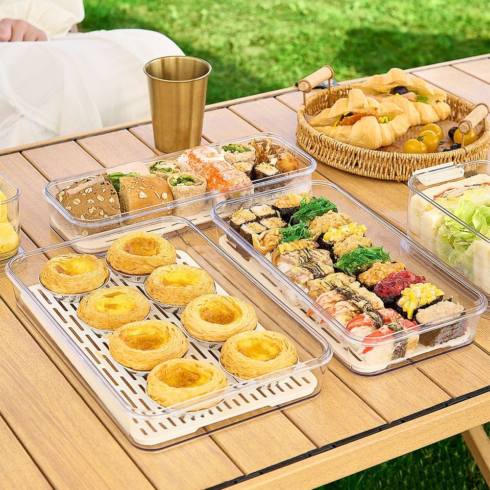 透明なフルーツ保存容器、鮮度保持、気密性のある生鮮食品容器、 - Meal Prep Noodles のレビューと価格