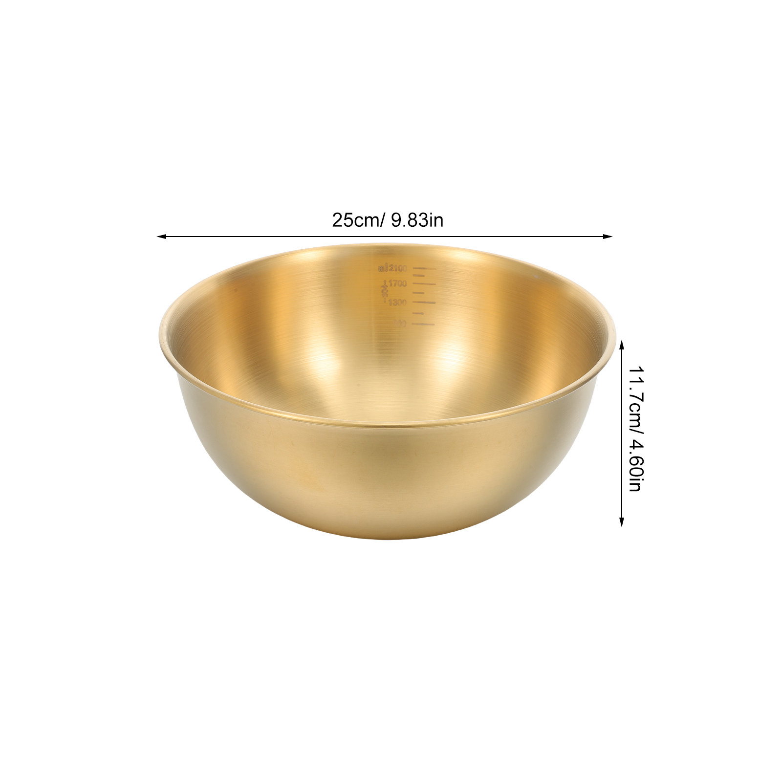 2100ml ステンレス製ミキシングボウル 平底 フードプレ - Meal Prep Bowl のレビューと価格