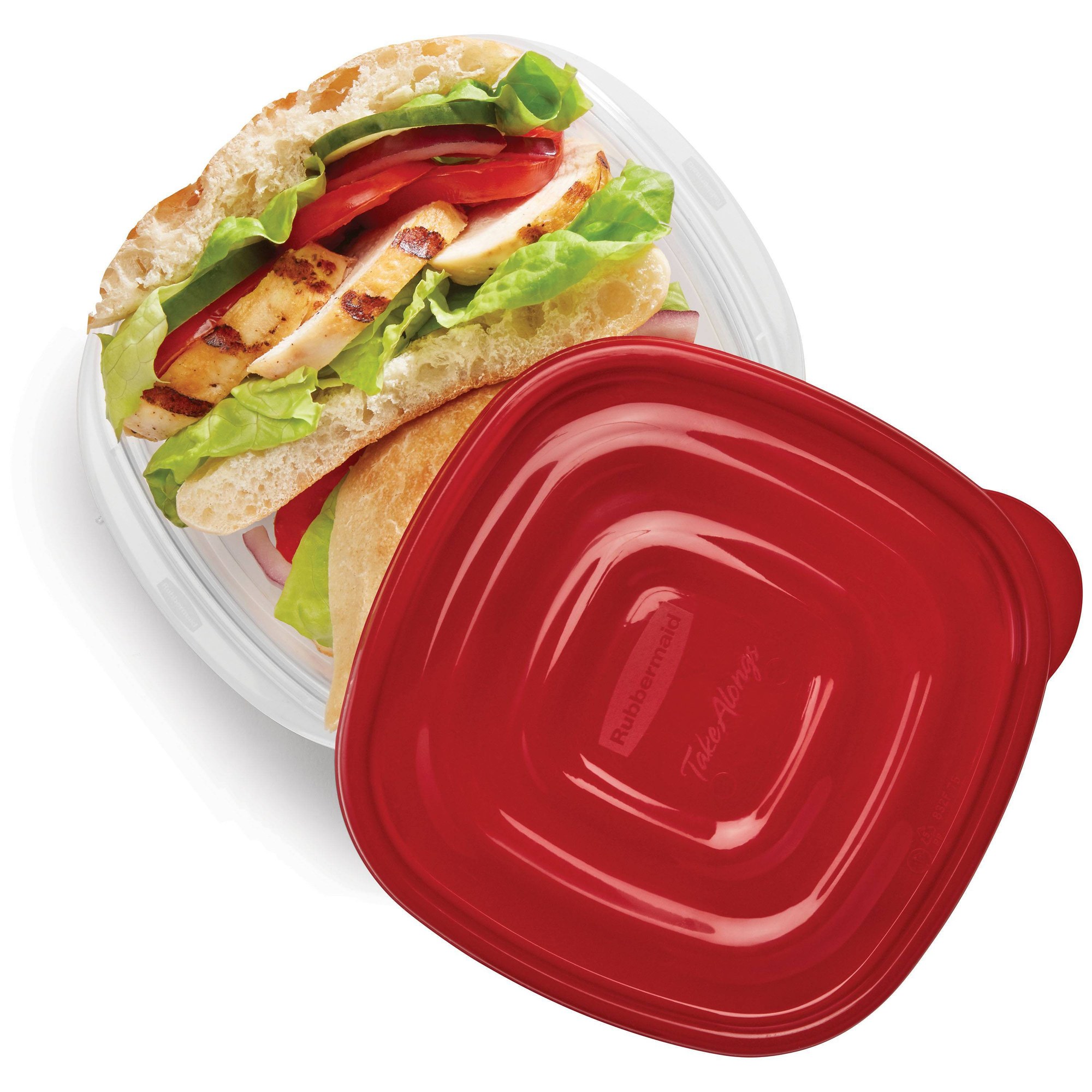 赤い蓋付き食品保存容器5個セット、1.26カップの再利用可能 - Meal Prep Bowl のレビューと価格