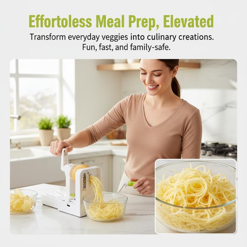 ステンレス製ポテトヌードルメーカー 4-in-1 野菜スパイ - Meal Prep Noodles のレビューと価格