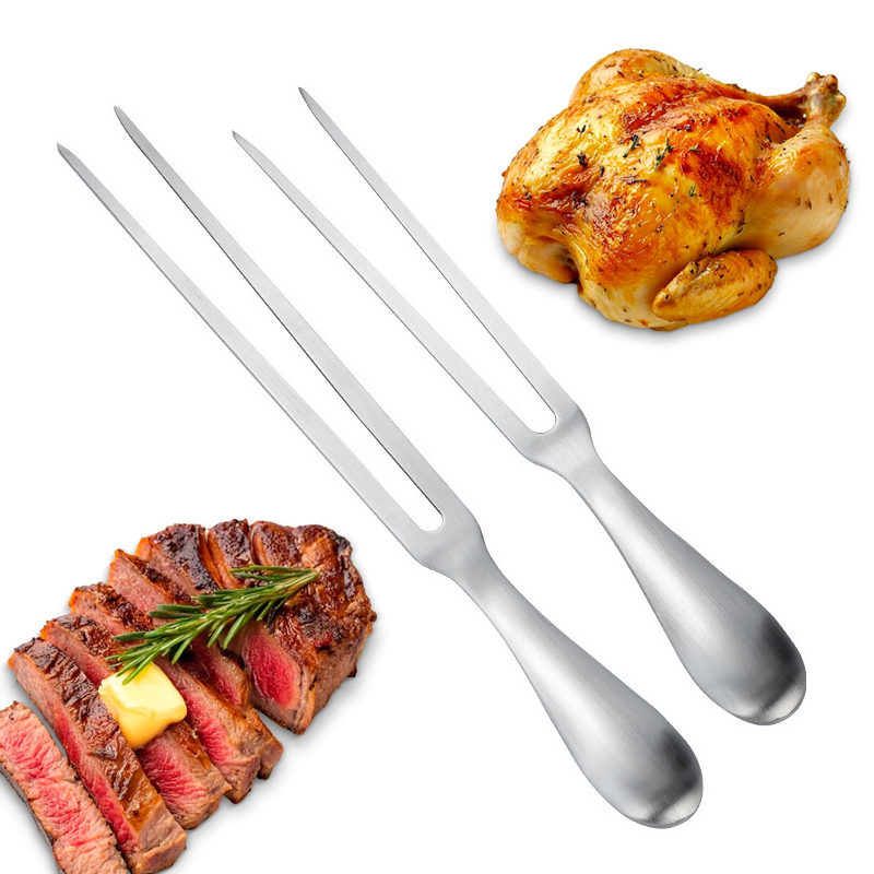 304ステンレス鋼製ミートカービングフォーク 11インチ バ - Meal Prep Chef のレビューと価格