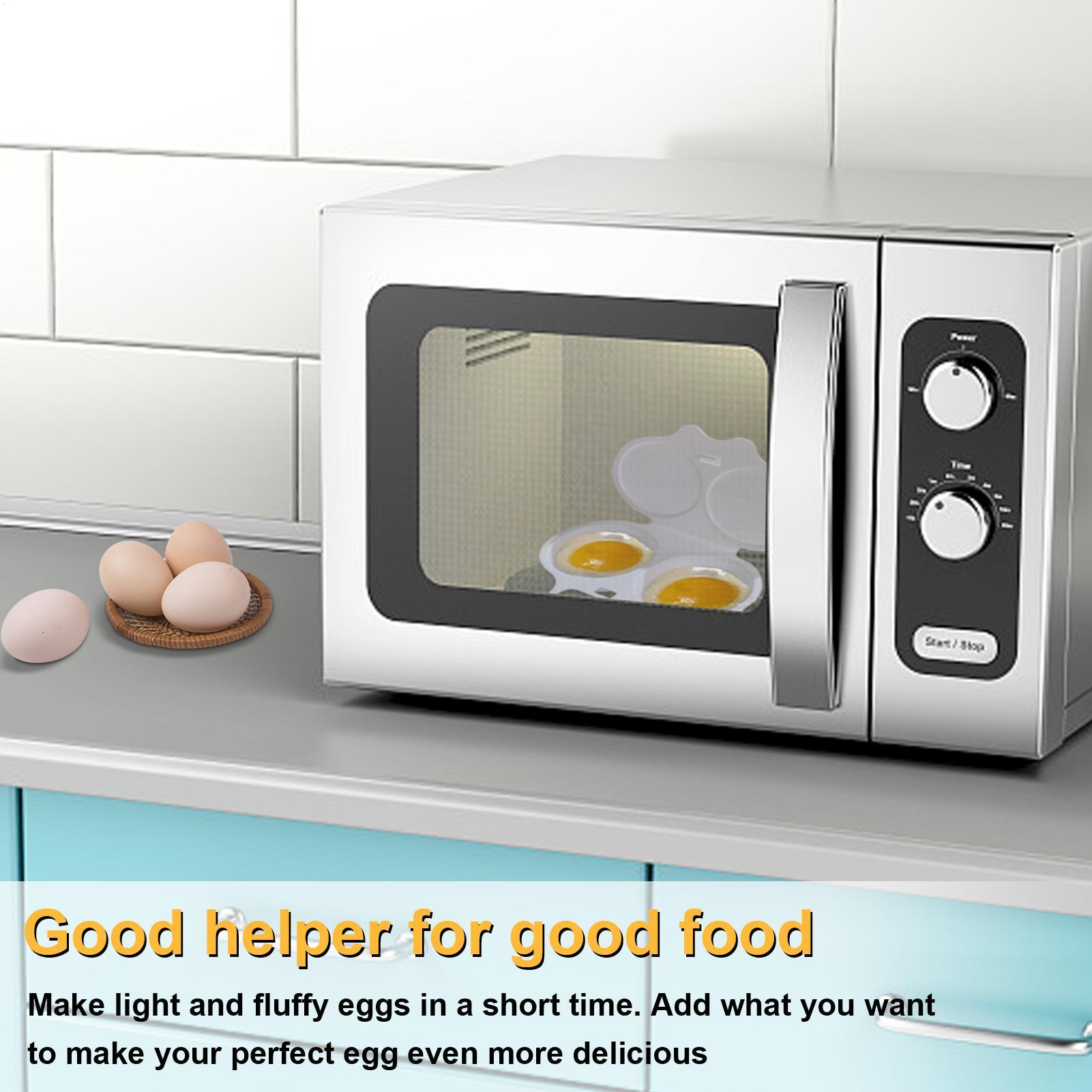 電子レンジ卵密猟者 DIY 卵ラウンドポーチドエッグノンステ - Meal Prep Healthy Breakfast のレビューと価格