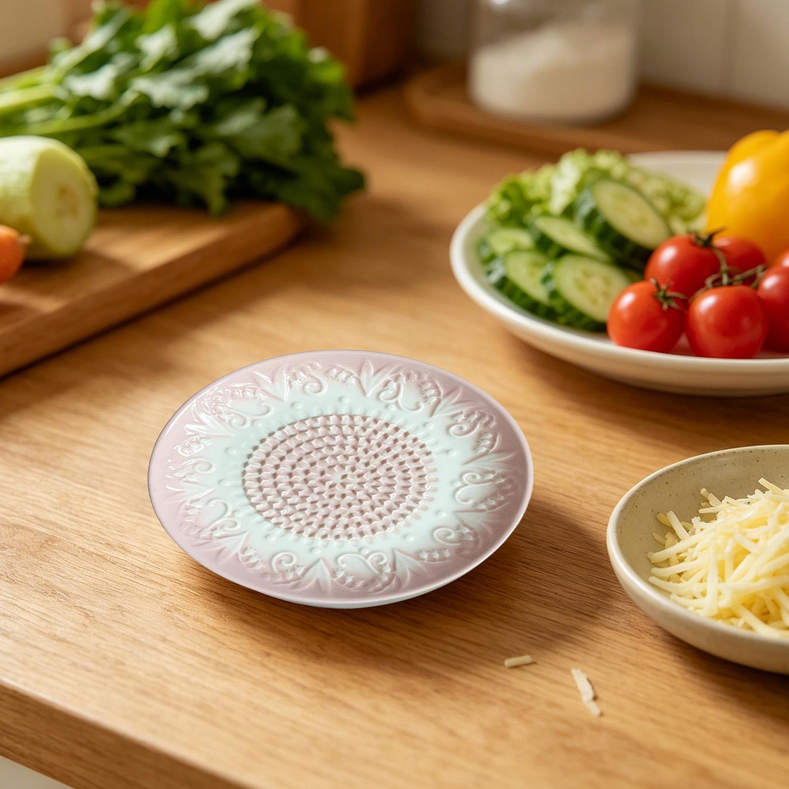 ガーリックプレートグレーター 手動生姜おろし器 チョコレート - Meal Prep Chef のレビューと価格