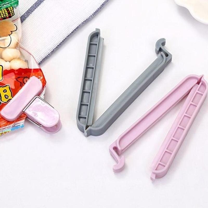 新しい 12/24 個バッグプラスチッククリップ家庭用スナッ - Meal Prep Vacuum Seal Containers のレビューと価格