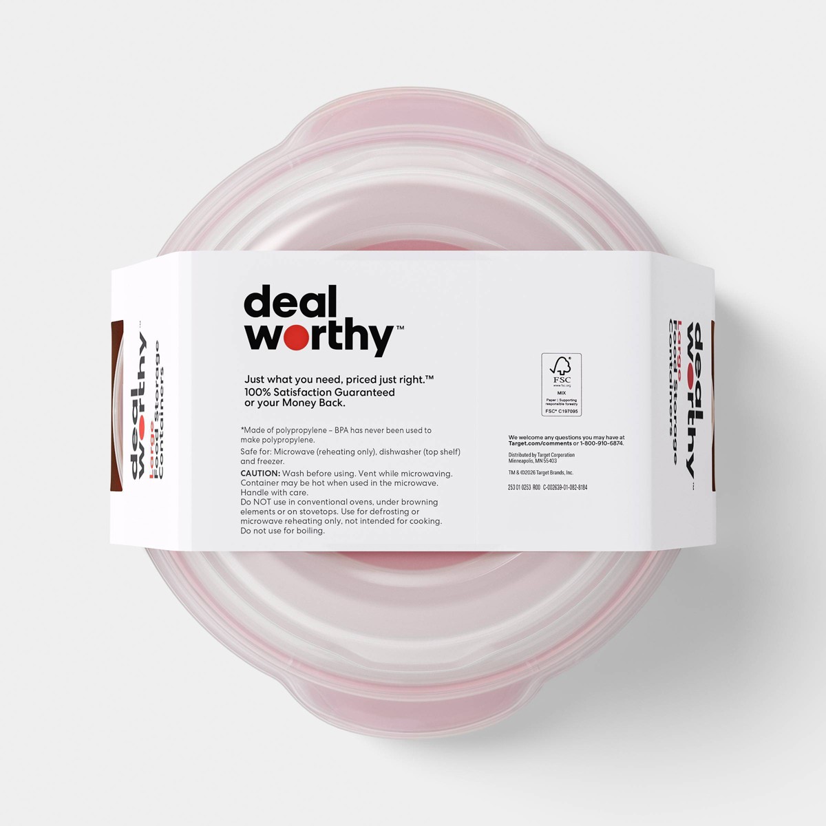 2026年新発売 128オンス大型丸型食品保存容器 2個パッ - Meal Prep Bulking のレビューと価格