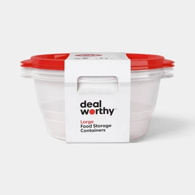 2026年新発売 128オンス大型丸型食品保存容器 2個パッ - Meal Prep Bulking のレビューと価格