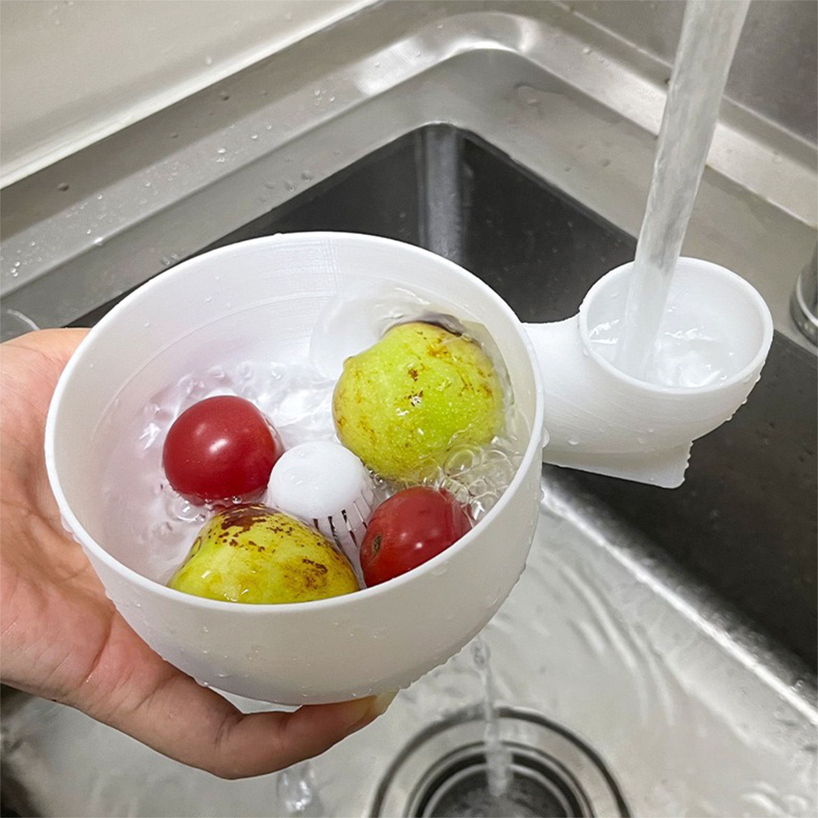 ポータブルフルーツウォッシュボウル 自動野菜・果物洗浄機 家 - Meal Prep Bowl のレビューと価格
