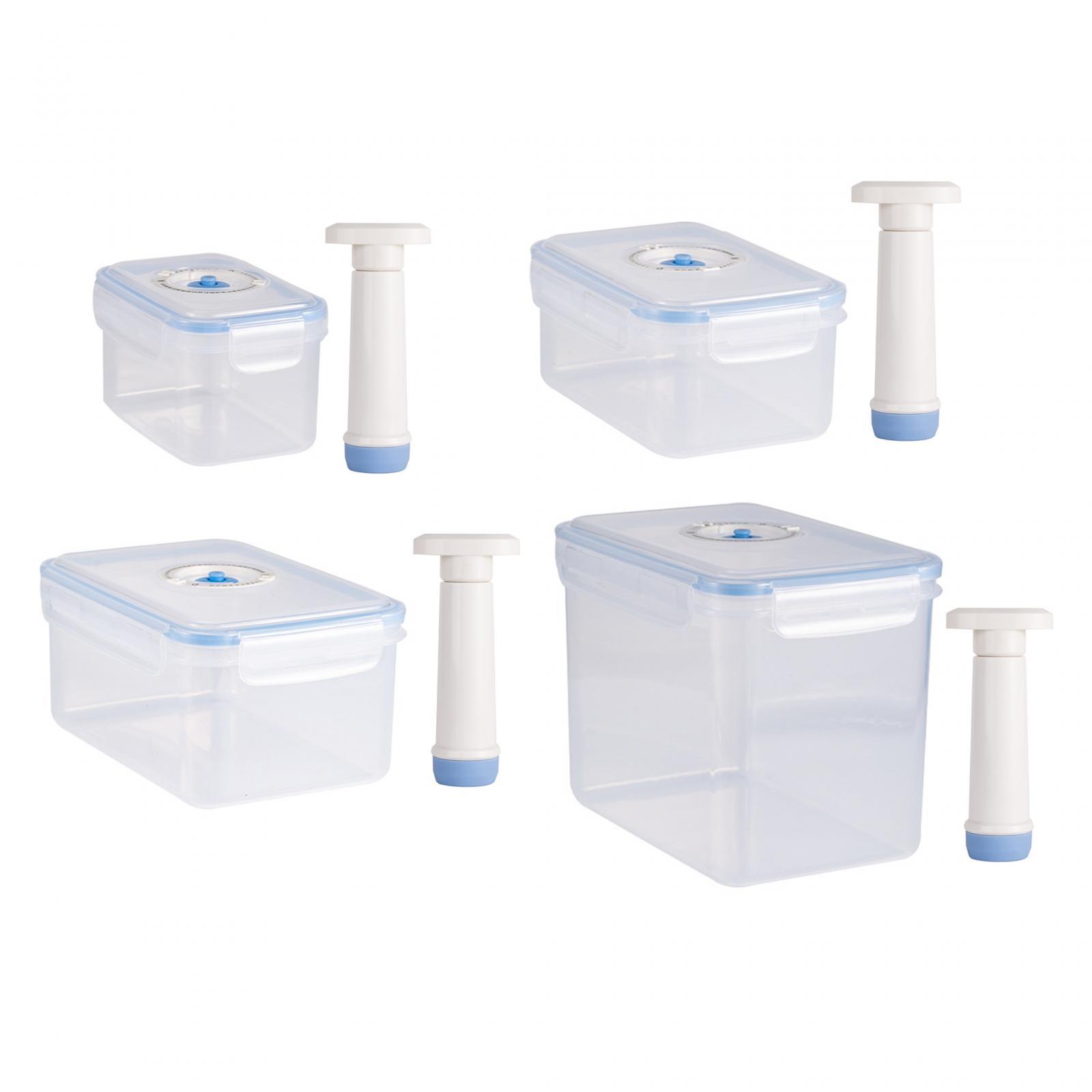 真空容器、気密スナップ蓋付き、食品グレードPP製保存容器、漏 - Meal Prep Vacuum Seal Containers のレビューと価格