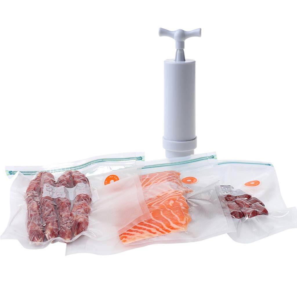 ポンプ式保存袋真空シーラー機、手動ポンプ、真空バッグ、吸引式 - Meal Prep Vacuum Seal Containers のレビューと価格