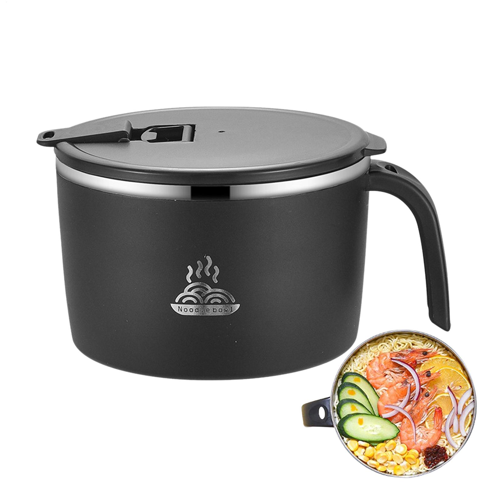 蓋付きスープボウル ステンレス製ミールプレップ容器 インスタ - Meal Prep Noodles のレビューと価格