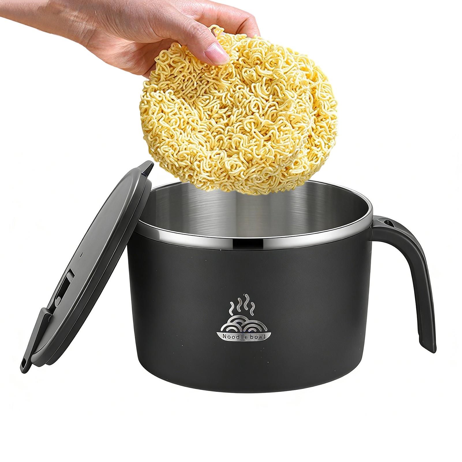 蓋付きスープボウル ステンレス製ミールプレップ容器 インスタ - Meal Prep Noodles のレビューと価格