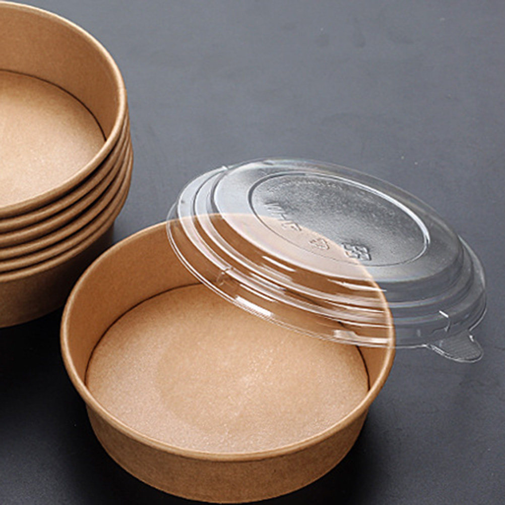 20個入りクラフト紙ボウル、漏れ防止使い捨てサラダボウル、食 - Meal Prep Bowl のレビューと価格