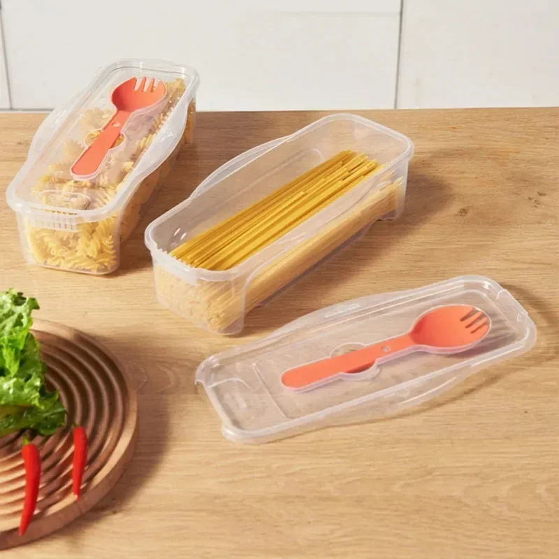 1300ML電子レンジ麺調理器、ストレーナー付き食品調理ボッ - Salad Container Jar のレビューと価格