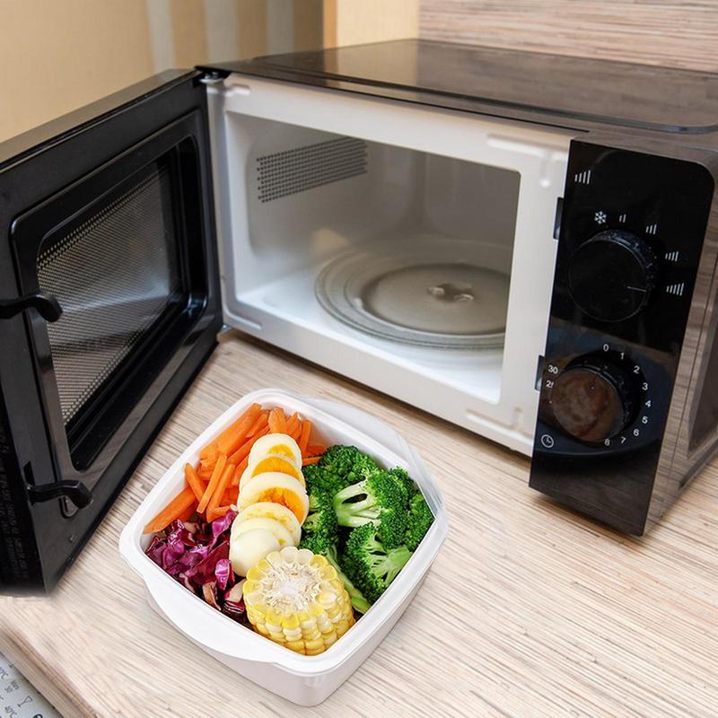 電子レンジ野菜蒸し器ボウル、魚の準備ミール用の多用途食品容器 - Meal Prep Bowl のレビューと価格