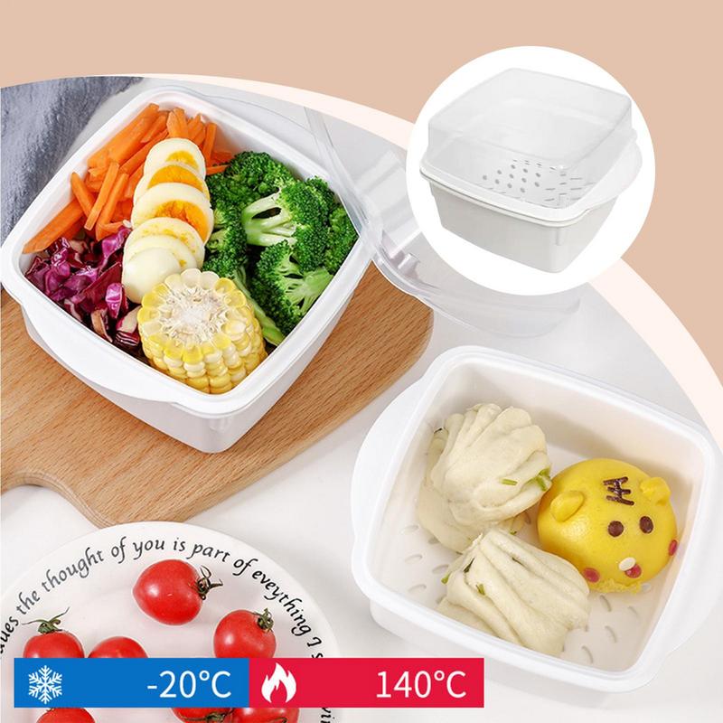 電子レンジ野菜蒸し器ボウル、魚の準備ミール用の多用途食品容器 - Meal Prep Bowl のレビューと価格