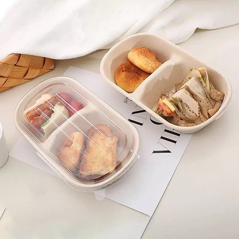 10/50 個使い捨てテイクアウトボックスランチボックスライ - Salad Container Jar のレビューと価格