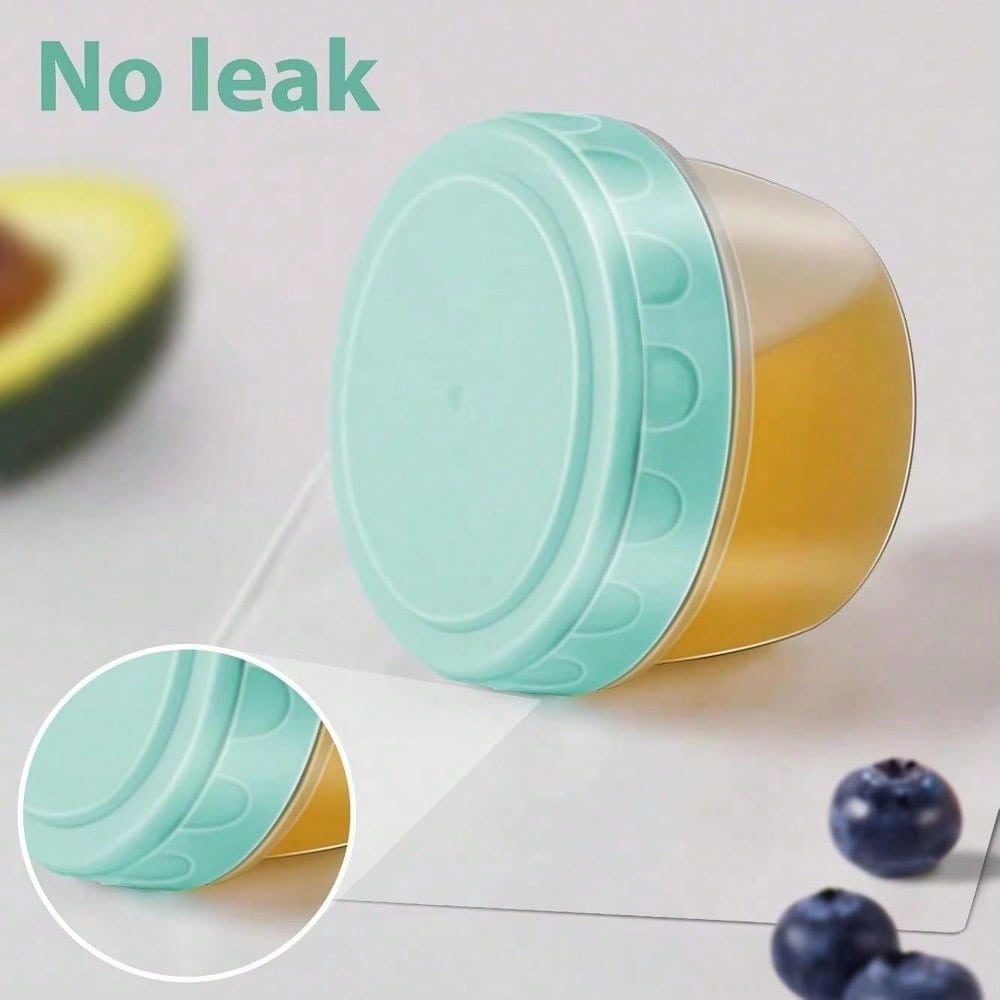 1～6個パック 2.7オンス サラダドレッシング容器 蓋付き - Salad Container Jar のレビューと価格