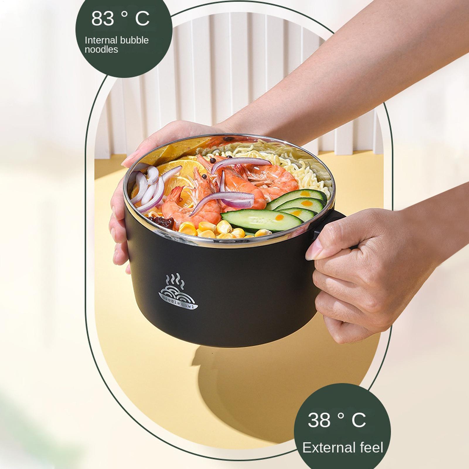 ヌードルスープボウル ステンレス製ミールプレップ容器 インス - Meal Prep Noodles のレビューと価格