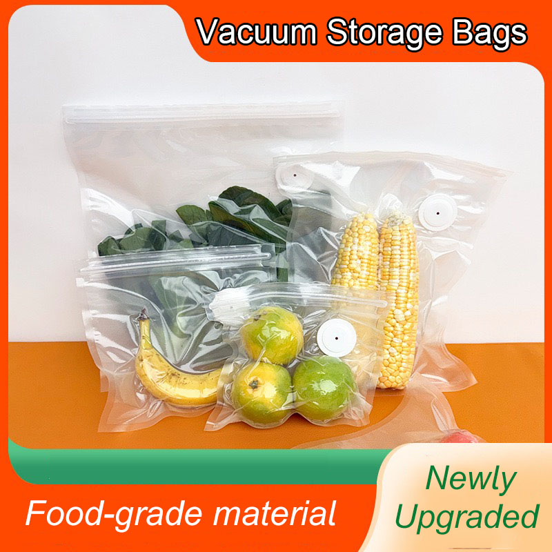 新しい再利用可能な真空保存袋 キッチン野菜果物包装袋 食品シ - Meal Prep Vacuum Seal Containers のレビューと価格