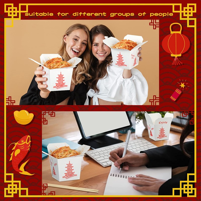 パゴダ中華テイクアウト食品容器ハンドルなし使い捨て麺箱食事の - Meal Prep Noodles のレビューと価格