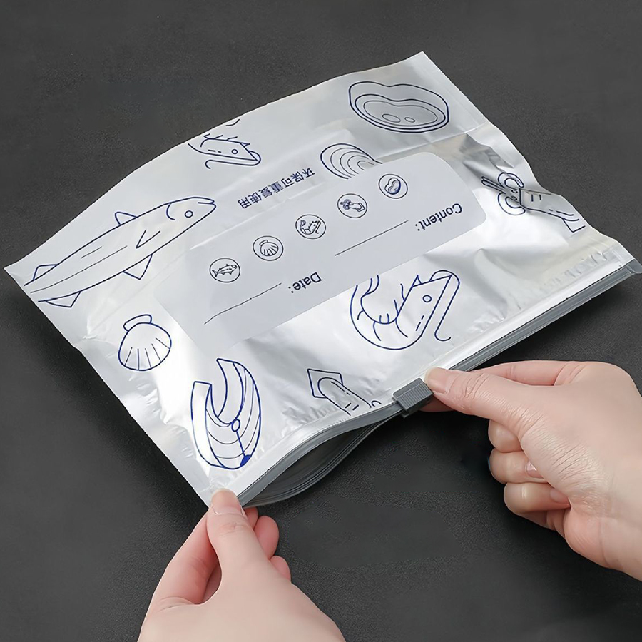 24-48枚/パック アルミホイルジップロックバッグ S M - Meal Prep Ziplock のレビューと価格