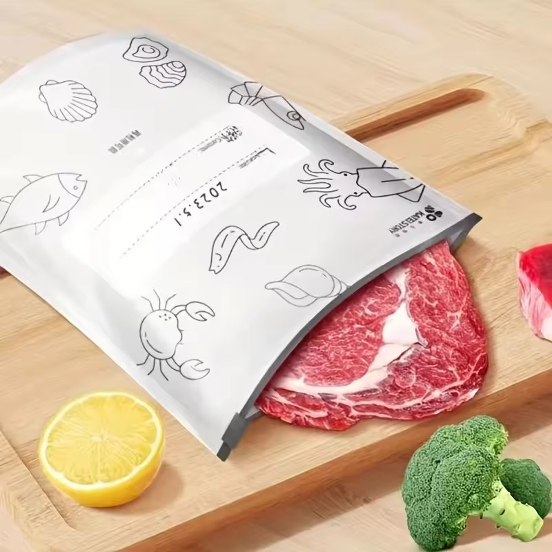 24-48枚/パック アルミホイルジップロックバッグ S M - Meal Prep Ziplock のレビューと価格